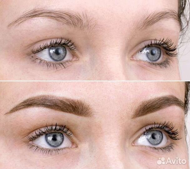 Модель на перманентный макияж бровей губ и век