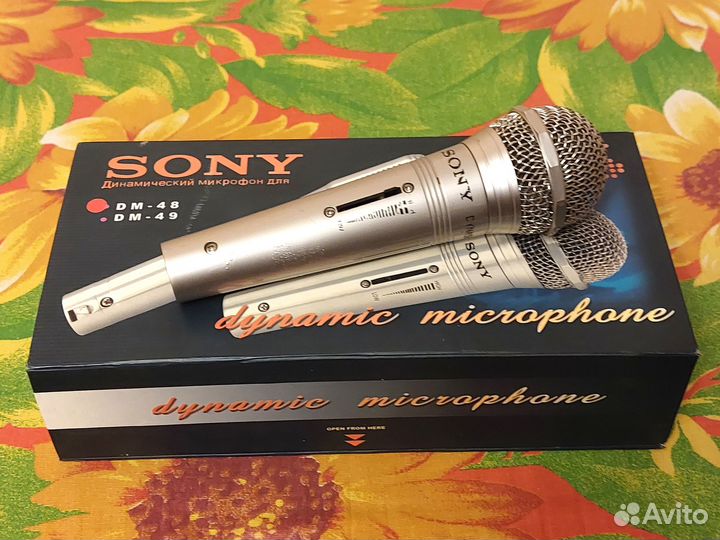 Микрофон для караоке Sony