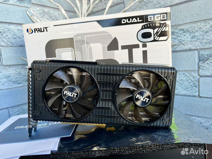 Видеокарта Rtx 3060 Ti 8GB Palit Dual OC Samsung