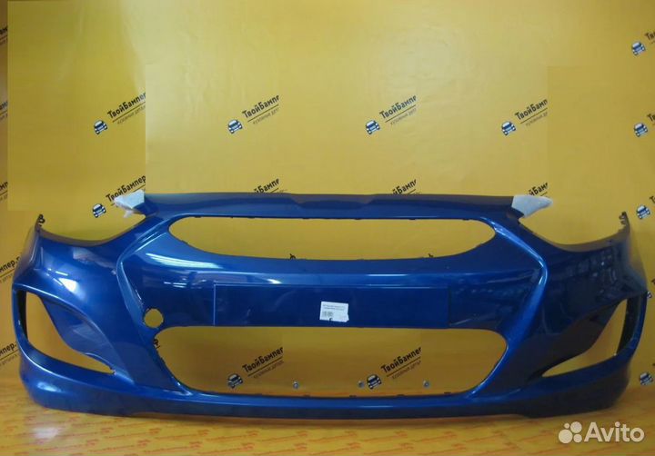 Бампер передний Hyundai Solaris в цвет