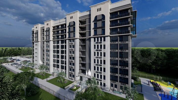 2-к. квартира, 66,6 м², 2/10 эт.