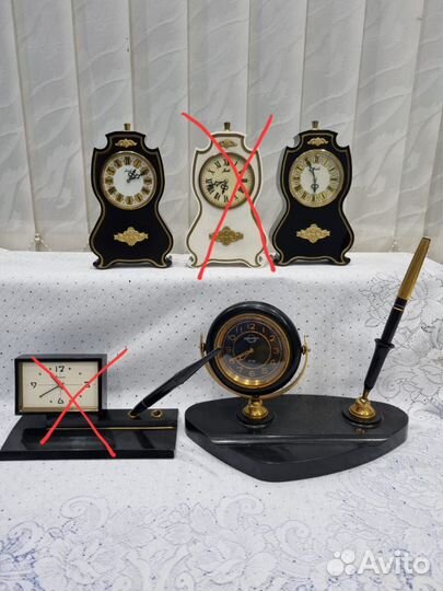 Часы каминные Агат