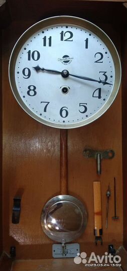 Часы Настенные Механические Маятниковые СССР