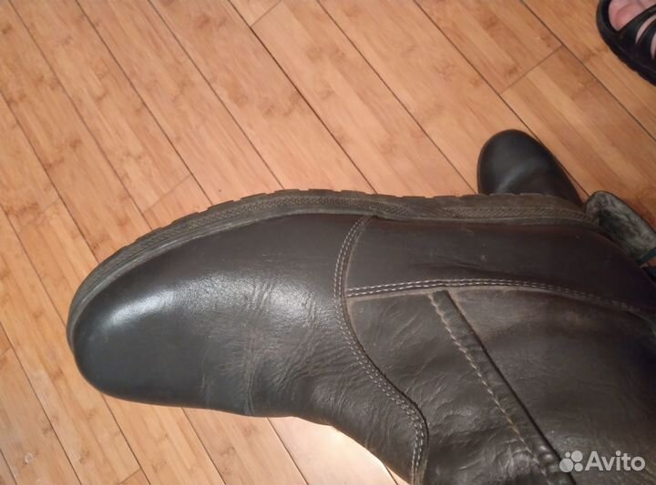 Зимние ботинки новые, натуральные кожа и мех