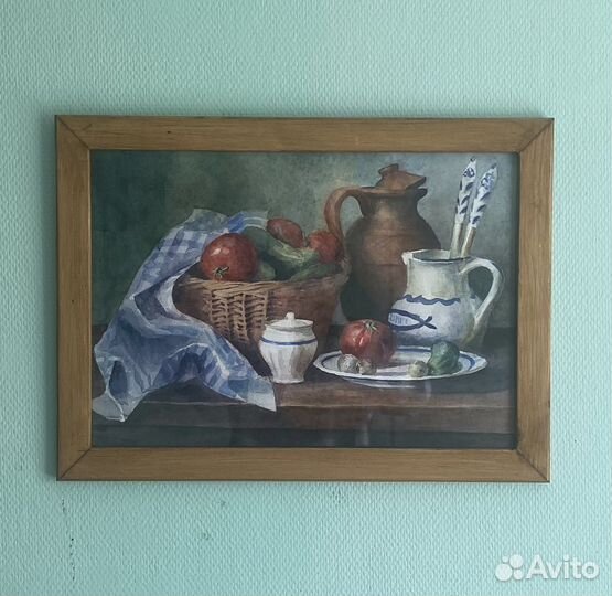 Натюрморт акварелью