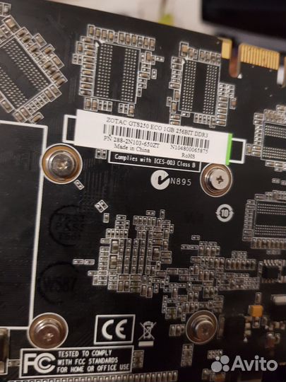 Видеокарта gts250 1 GB