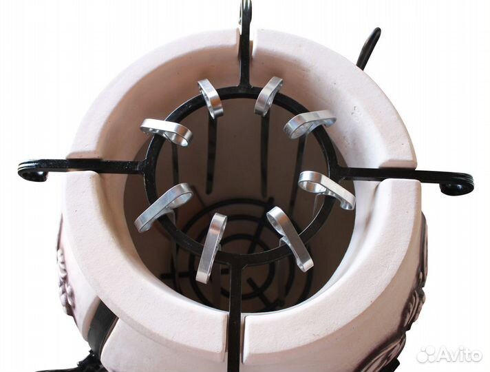 Тандыр«Легенды» с эффектом кракле с термодатчиком