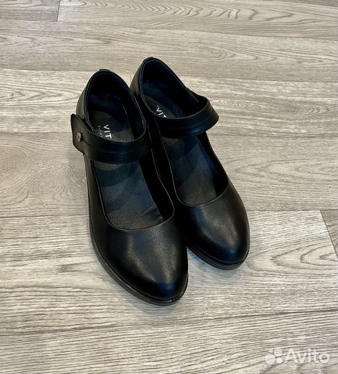 Туфли кожаные