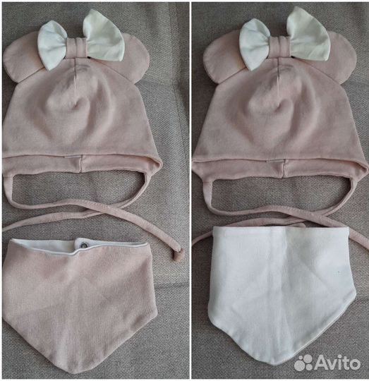 Комплект шапка+ снуд