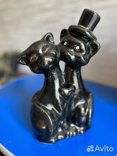 Керамическая статуэтка копилка Коты