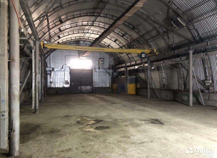 Ангар с кран балкой