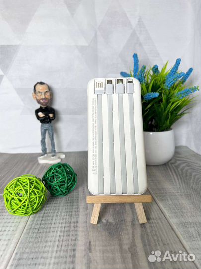 Повербанк Power bank с беспроводной зарядкой