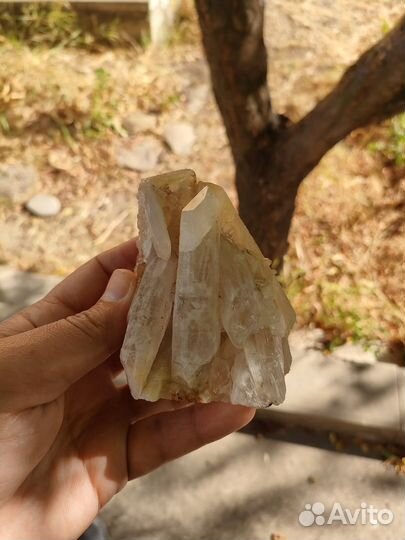 Друза кристаллы кварца натуральный камень