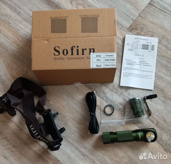 Налобный фонарик sofirn sp40