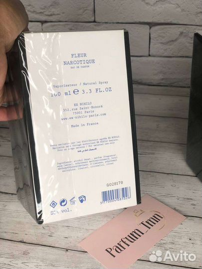 Духи Fleur Narcotique Ex Nihilo муж, жен.Оригинал