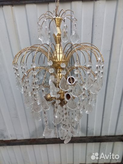 Люстра потолочная подвесная бу