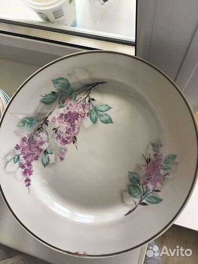 Тарелки фужеры