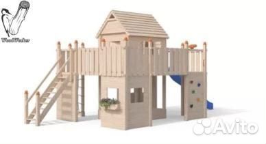 Детский игровой домик на сваях