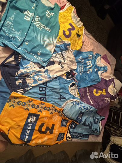 Майки с этапов по снежному волейболу