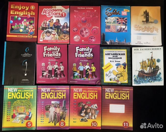 Языки: учебники, рабочие тетради, словари