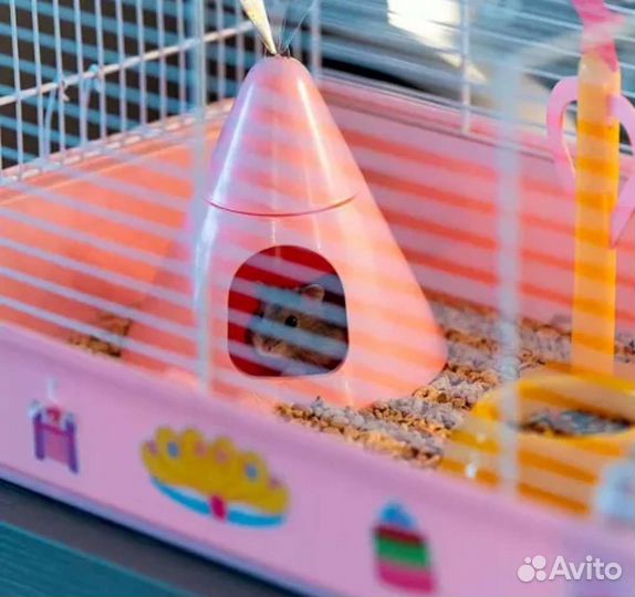 Клетка для хомяков Criceti 9 Princess розовая