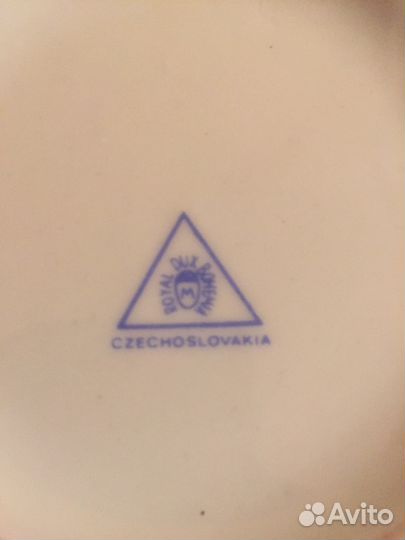 Большой фарфоровый чайник,Богемия