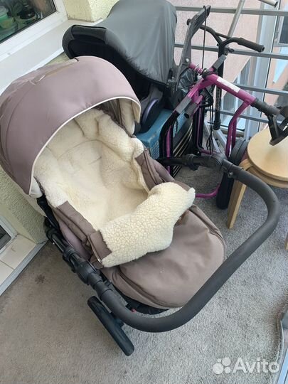 Коляска 2 в 1 + автолюлька