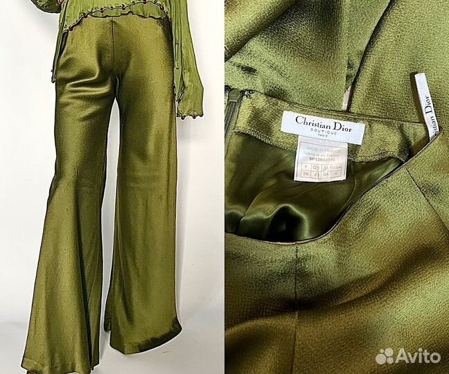 Шелковые брюки Dior оригинал