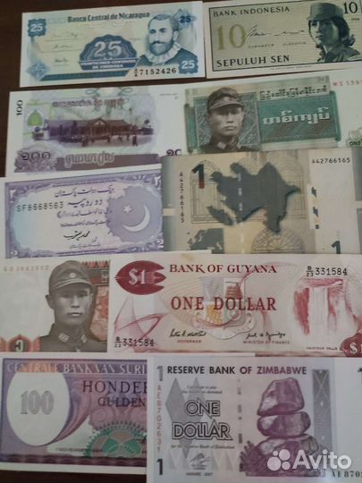 Банкноты разных стран