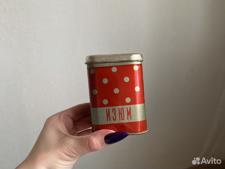 Жестяная коробка СССР