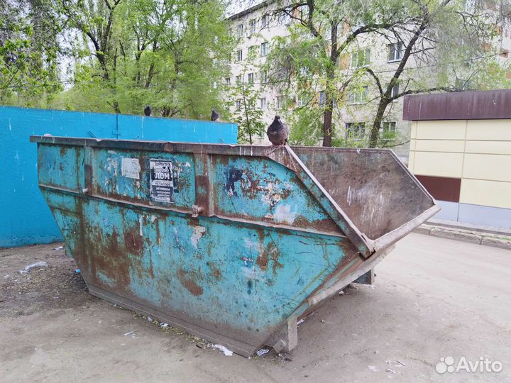 Вывоз мусора камаз и контейнер