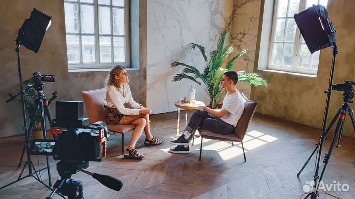 Видеосъемка интервью в стиле Дудя - под ключ