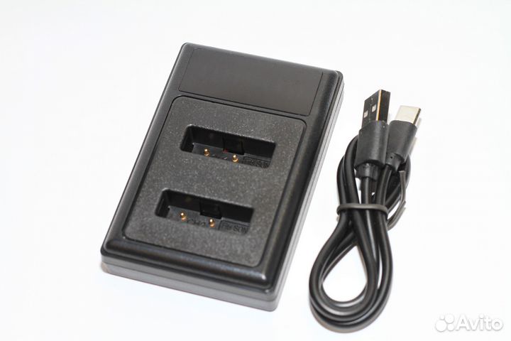 Зарядное устройство двойное для Sony NP-BX1 USB