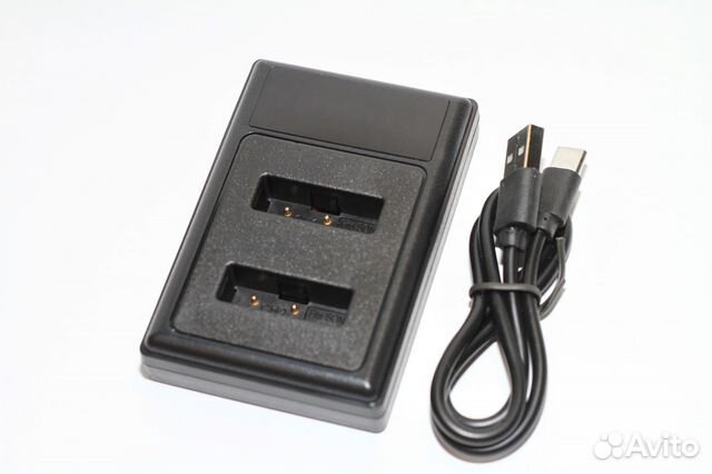 Зарядное устройство двойное для Sony NP-BX1 USB