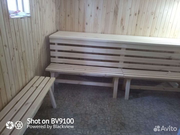 Полок для бани из осины