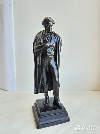 Статуэтка А.С. Пушкин, чугун,Касли 1986 год