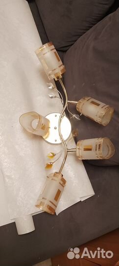 Люстра потолочная бу