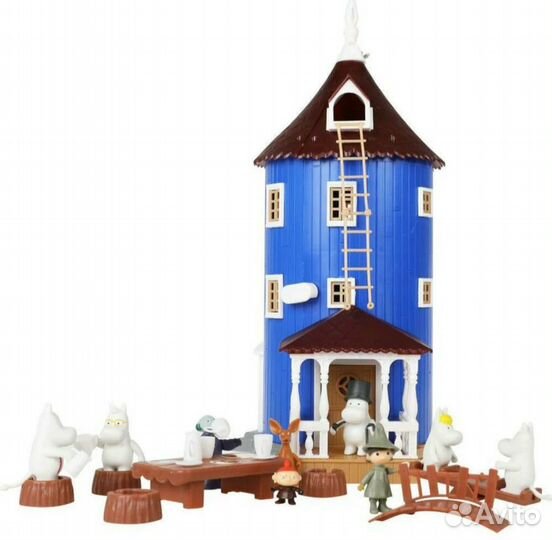 Домик муми-троллей, кувшин, банка, мумин moomin