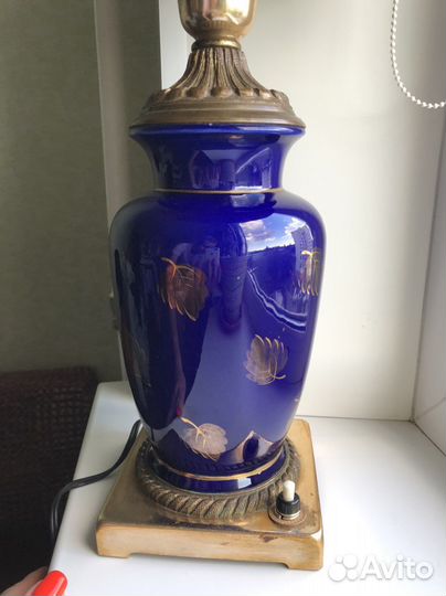 Люстра люстра СССР кобальт