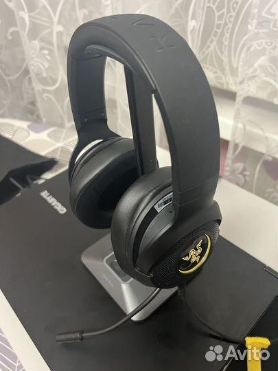 Игровая мышь razer + игровые наушники razer