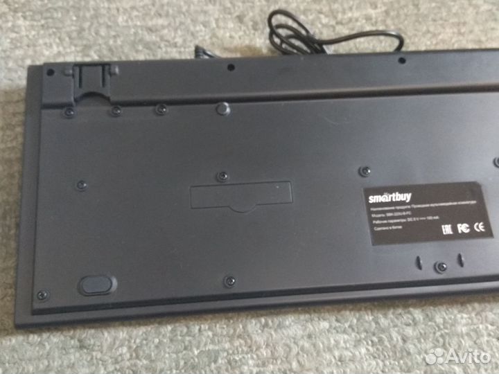 Клавиатура проводная 223 с принтом бабочки