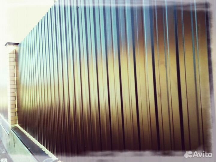 Забор из профнастила