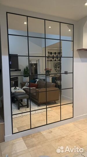 Зеркало окно настенное интерьерное