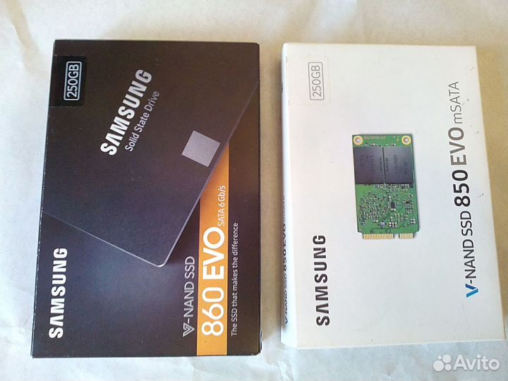Коробки от SSD Samsung Evo