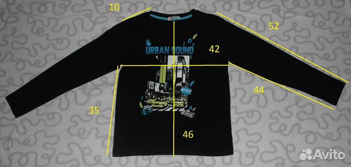 Футболка с длинным рукавом Me&We, 146 см