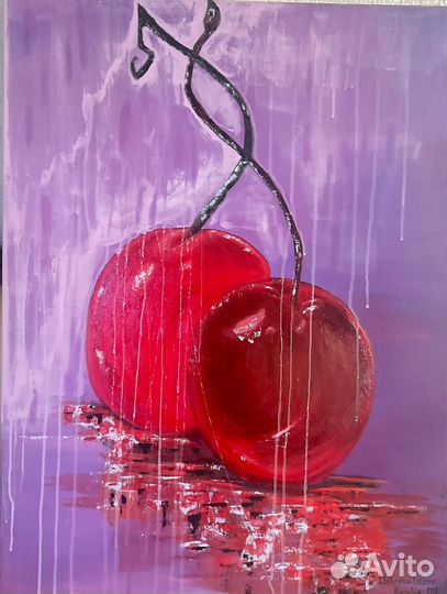 Картина акрилом на холсте