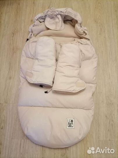 Зимний конверт и рукавички Leokid