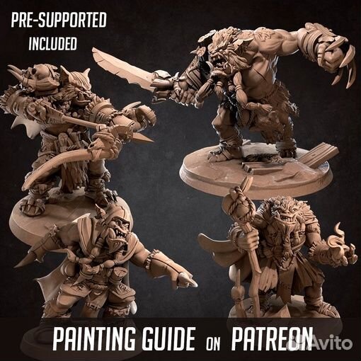 Набор Миниатюр DnD 5th e Bugbear Pack