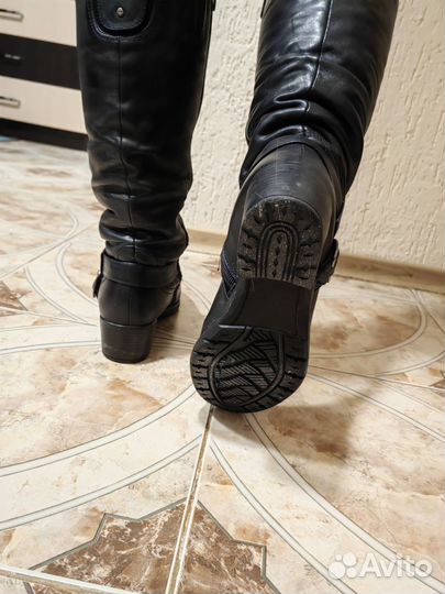 Сапоги зимние женские натуральная кожа и мех