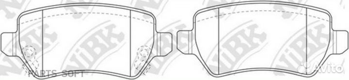 Nibk PN0329 Колодки зад. chevrolet corsa, viva 94